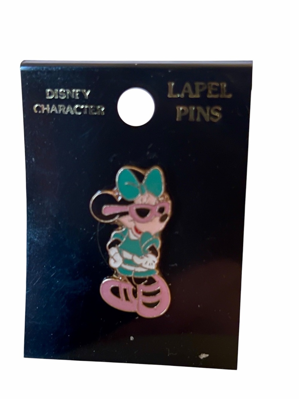 Disney “Minnie Mouse” Vintage Monogram Character Lapel Pin - NWT **